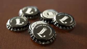 Beer coasters from the Liechtenstein Brewery
